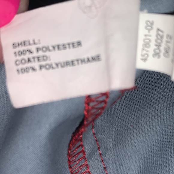 GAP Navy Blue and Red Windbreaker Jacket Hood 6/7 EUC - Picture 11 of 15